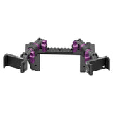 2022 Ford Super Duty (Compatible With 12” Screen ONLY) Tackform Assault Track Picatinny Dash Bracket With Dual 20LITE Phone Mounts