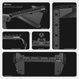 2022 Ford Super Duty (Compatible With 12” Screen ONLY) Tackform Assault Track Picatinny Dash Bracket With 20LITE Phone Mount