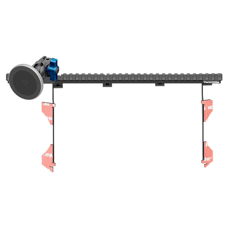 2016-2023 Toyota Tacoma Tackform Assault Track Picatinny Dash Bracket With MagSafe Charging Phone Mount