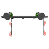 2016-2023 Toyota Tacoma Tackform Assault Track Picatinny Dash Bracket With Dual MagSafe Phone Mounts
