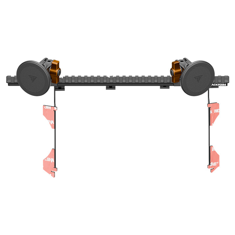2016-2023 Toyota Tacoma Tackform Assault Track Picatinny Dash Bracket With Dual MagSafe Phone Mounts
