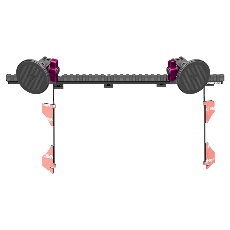 2016-2023 Toyota Tacoma Tackform Assault Track Picatinny Dash Bracket With Dual MagSafe Phone Mounts