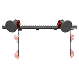 2016-2023 Toyota Tacoma Tackform Assault Track Picatinny Dash Bracket With Dual MagSafe Phone Mounts