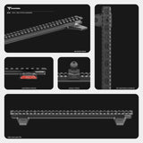 2010-2024 Toyota 4Runner Tackform Assault Track Picatinny Dash Bracket With Dual MagSafe Phone Mounts