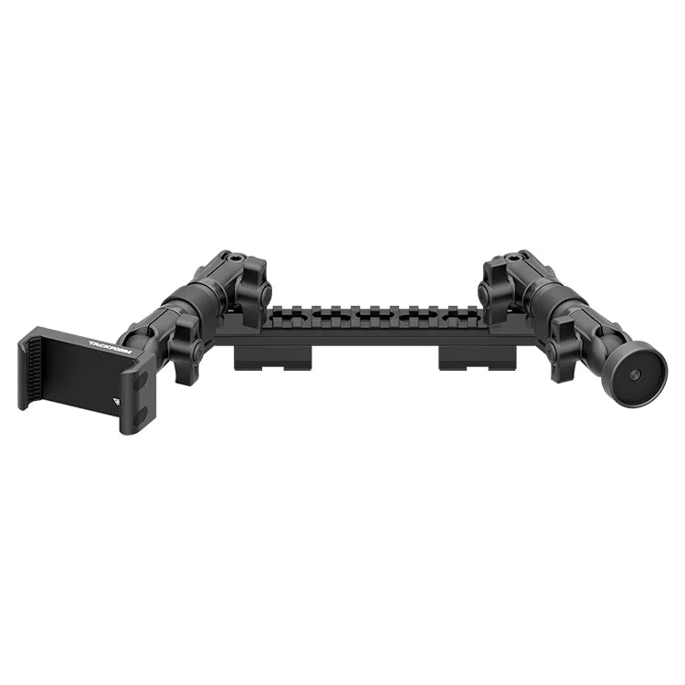 2019-2023 Ford Ranger (WITHOUT Switch Panel) Tackform Assault Track Picatinny Dash Bracket With 20LITE Phone Holder & Midland MXT275/575 Magnetic CB Radio Holder