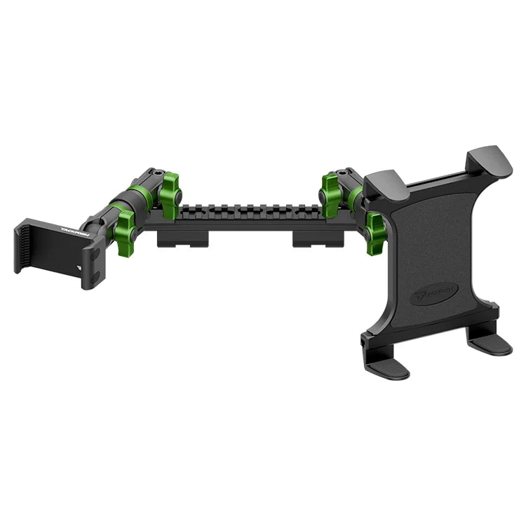 2019-2023 Ford Ranger (WITHOUT Switch Panel) Tackform Assault Track Picatinny Dash Bracket With 20LITE Phone Holder & Tablet Holder
