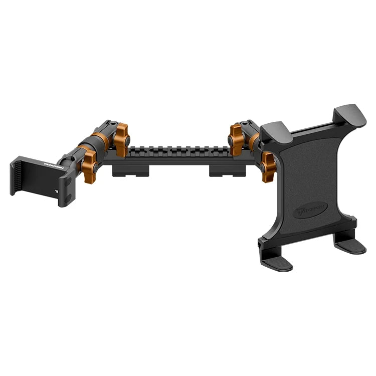 2019-2023 Ford Ranger (WITHOUT Switch Panel) Tackform Assault Track Picatinny Dash Bracket With 20LITE Phone Holder & Tablet Holder
