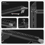 2021+ Ford F-150 (See Compatibility Info For Specific Year/Trim Fitment Details) Tackform Assault Track Picatinny Dash Bracket With MagSafe Phone Mount