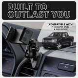 ‘15-‘20 Ford F-150, ‘17-‘22 Super Duty, ‘18-‘21 Expedition LINK™ Vent Mount Bracket With 20LITE Phone Holder | (See Compatibility Info For Year/Trim Details) | Choose Your Arm Length