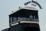 James Baroud Evasion ProLine rooftop tent open on overland truck