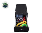 Cargo Box With Slide Out Drawer & Working Station Size - Black Powder Coat Universal