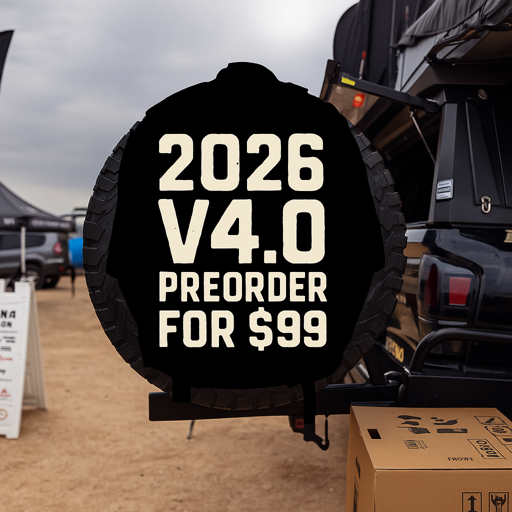 [🔥Preorder] Overland spare tire tailgate bag 4.0