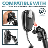 CB Radio/Microphone Holder | Slim Track Base | 2" DuraLock Arm