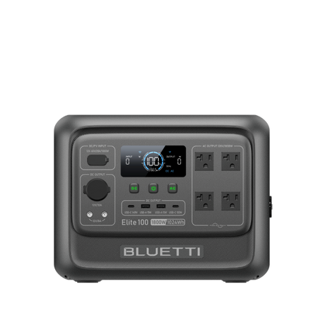 BLUETTI Elite 100 V2 portable power station for overlanding camping truck camper van RV off-grid power