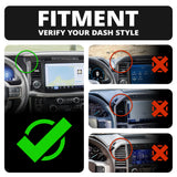 2024+ Ford F-150 (See Compatibility Info For Specific Year/Trim Fitment Details) Tackform Assault Track Picatinny Dash Bracket With Dual MagSafe Phone Mounts | Telescoping Arm