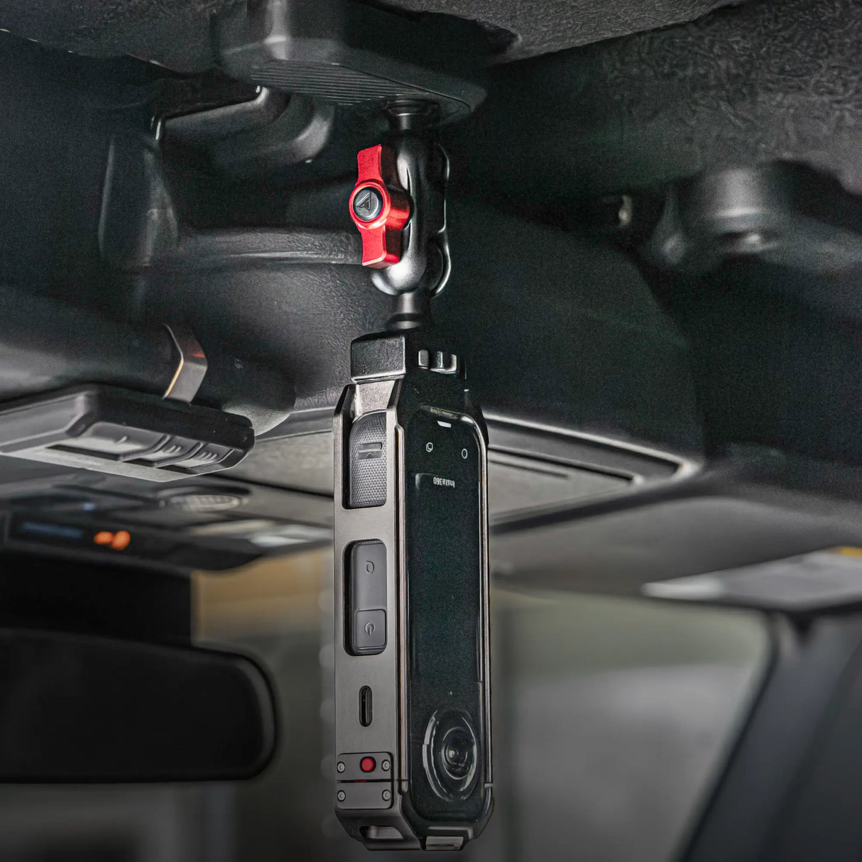 2021+ Ford Bronco LINK™ Roof Panel Mount With Midland MXT275/575 Magnetic CB Radio Mic Holder | 2" Arm