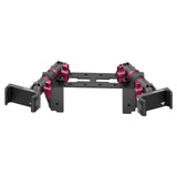 2022 Ford Super Duty (Compatible With 12” Screen ONLY) Tackform Fast Track Dash Bracket With Dual 20LITE Phone Mounts