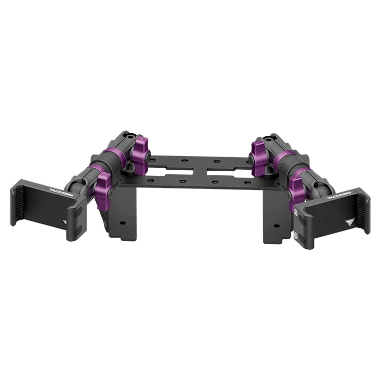 2022 Ford Super Duty (Compatible With 12” Screen ONLY) Tackform Fast Track Dash Bracket With Dual 20LITE Phone Mounts