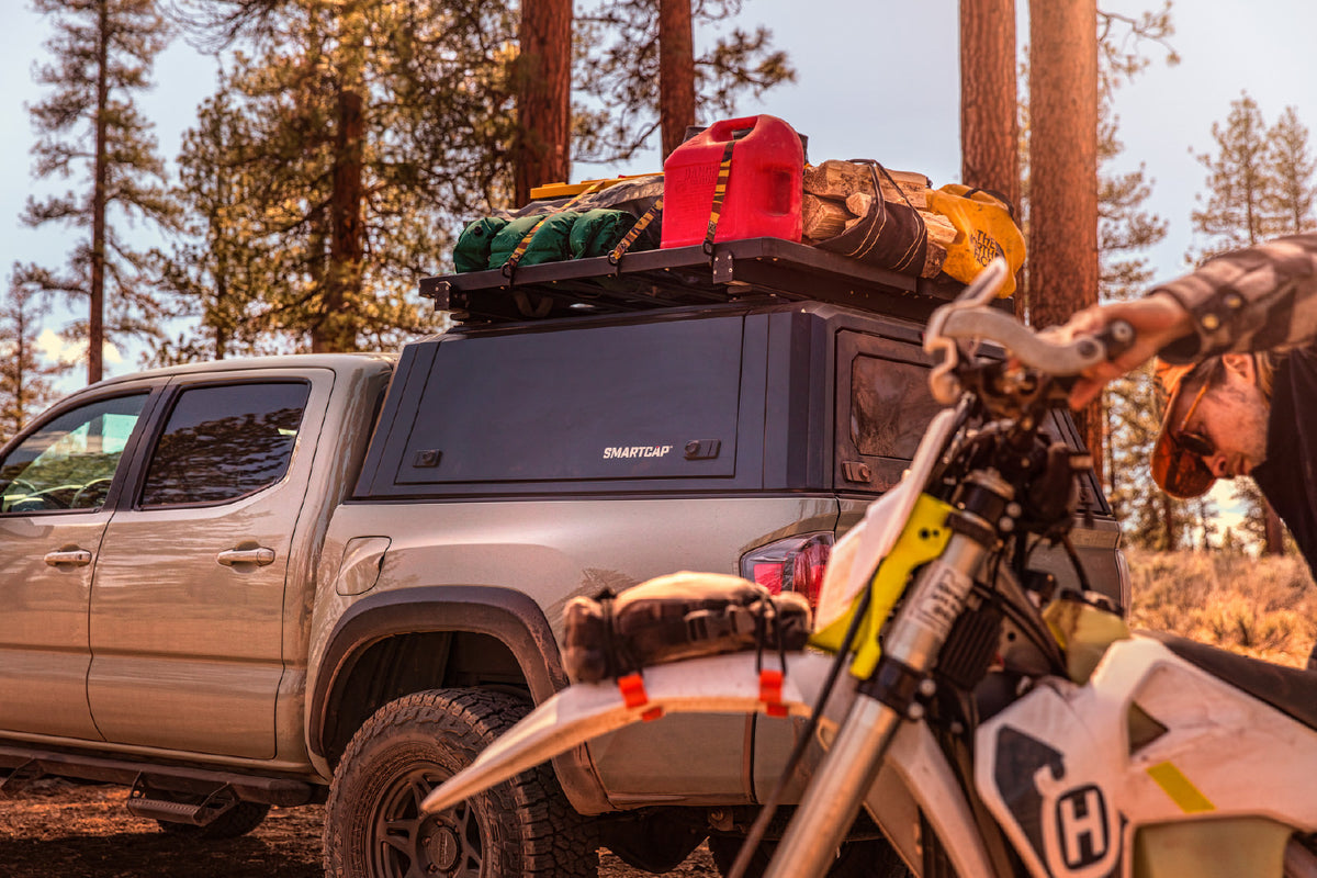 SmartCap EVOa Adventure roof load capability for overland gear and rooftop tent
