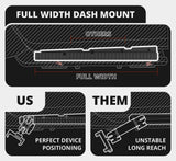 2016-2023 Toyota Tacoma Tackform Assault Track Picatinny Dash Bracket Kit