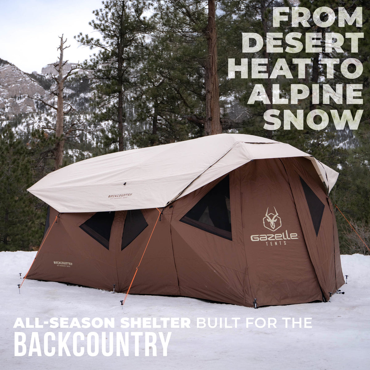 Gazelle Backcountry T10 All-Season Hub Tent - product view 2