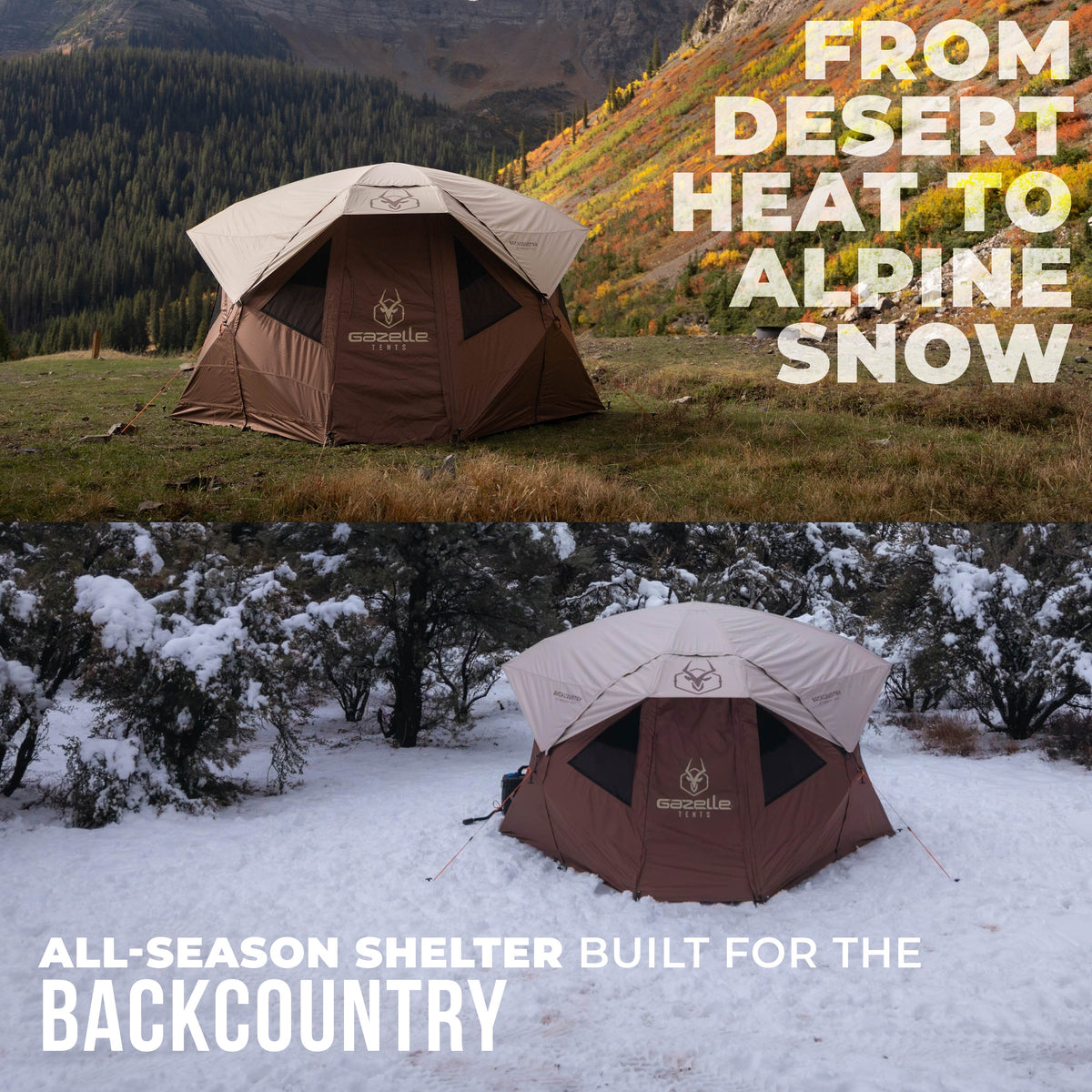 Gazelle Backcountry T5 All-Season Hub Tent - product view 2