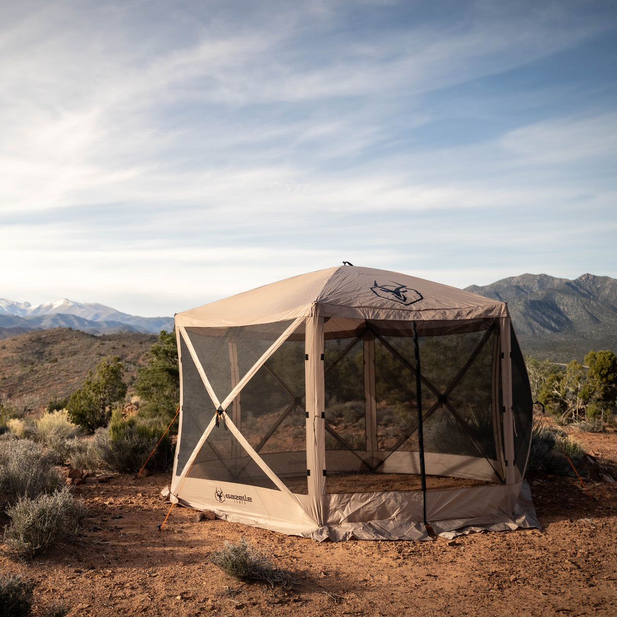 Gazelle G6 6-Sided Portable Gazebo with TriTech Mesh - product view 3