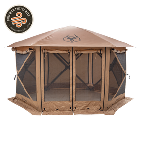 Gazelle G6 Cool Top 6-Sided Portable Gazebo - portable pop up camping gazebo for overlanding and backyard shade