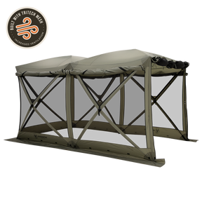 Gazelle Tandem Gazebo - portable pop up camping gazebo for overlanding and backyard shade