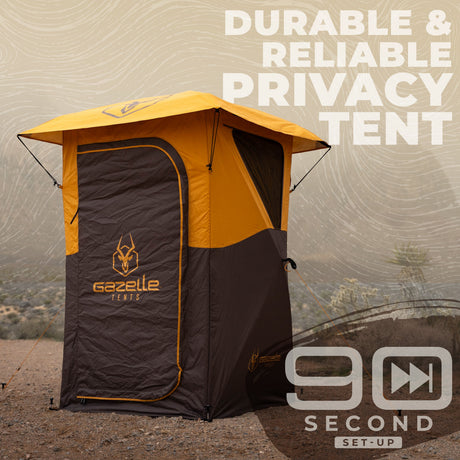 Gazelle GT100MS portable privacy shower tent camping feature image 2