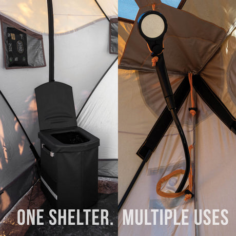 Gazelle GT100MS portable privacy shower tent camping feature image 4