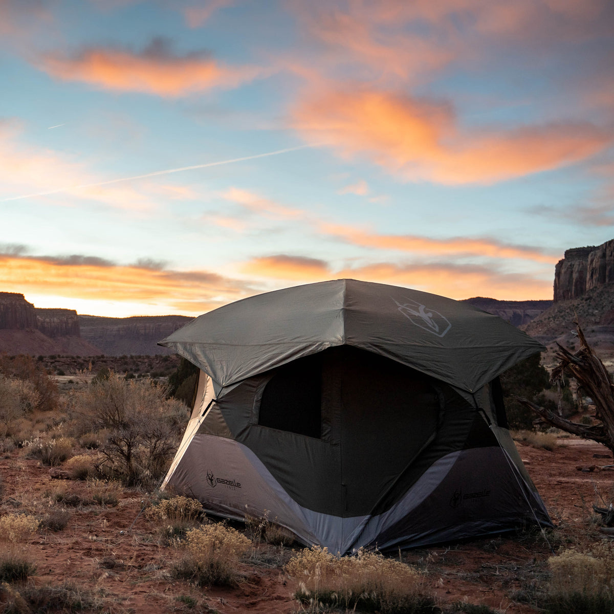 Gazelle T4 4-Person Hub Tent - Alpine Green - product view 2
