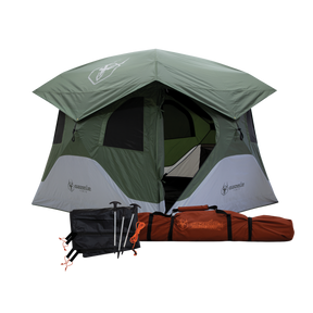 Gazelle T4 with Sedona Overland Kit fast setup overland camping hub tent at Inca Overland Outfitters
