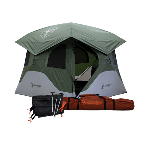 Gazelle T4 with Sedona Overland Kit fast setup overland camping hub tent at Inca Overland Outfitters
