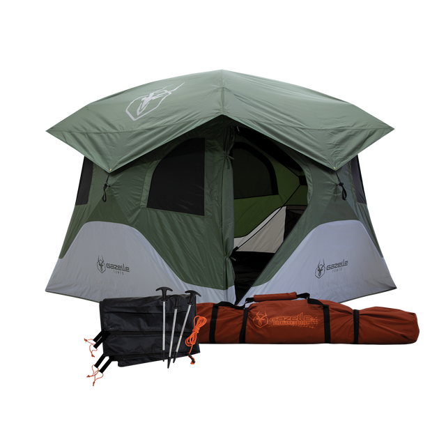 Gazelle T4 with Sedona Overland Kit fast setup overland camping hub tent at Inca Overland Outfitters