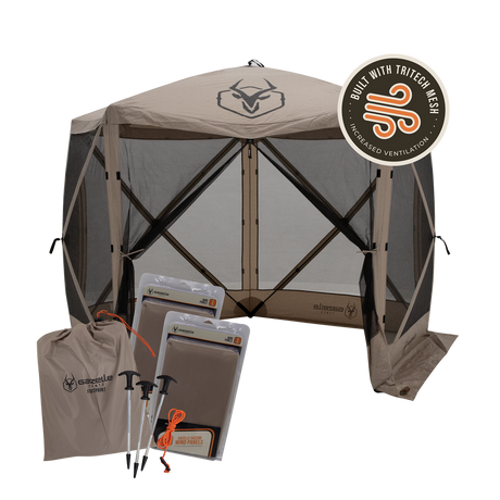 Gazelle Complete G5 Tri-Tech Gazebo Kit - portable pop up camping gazebo for overlanding and backyard shade