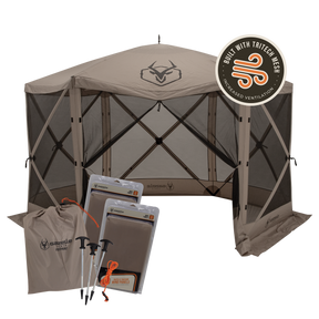 Gazelle Complete G6 Tri-Tech Gazebo Kit - portable pop up camping gazebo for overlanding and backyard shade