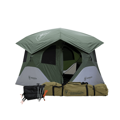 Gazelle T4 Hub Tent with Overland Kit fast setup overland camping hub tent at Inca Overland Outfitters