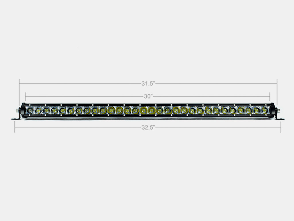 32" Slim Single Row LED Bar