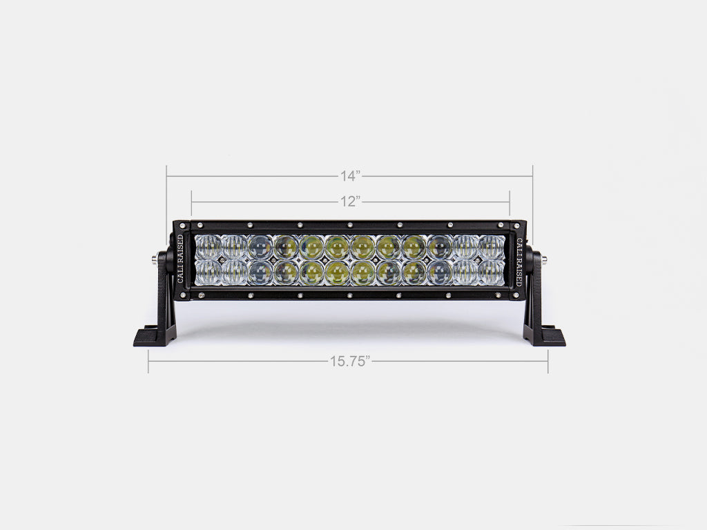 14" Dual Row 5D Optic OSRAM LED Bar