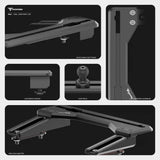 2004-2008 Ford F-150 Tackform Slim Track Dash Bracket