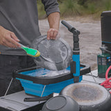 Joolca HOTTAP Go hot water shower system for camp kitchen dish washing