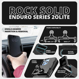 ‘15-‘20 Ford F-150, ‘17-‘22 Super Duty, ‘18-‘21 Expedition LINK™ Vent Mount Bracket With 20LITE Phone Holder | (See Compatibility Info For Year/Trim Details) | Choose Your Arm Length