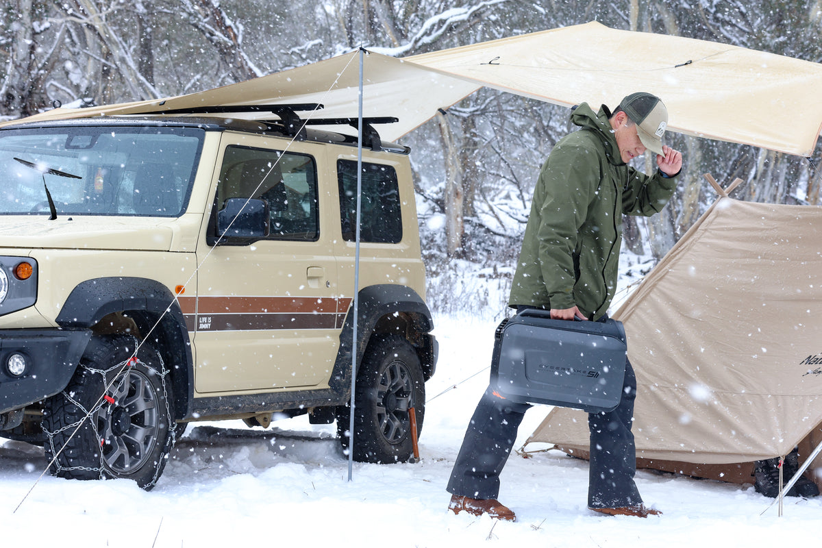 Cybertake S2 Pro portable air conditioner heater for overland camping rooftop tents vans and RVs
