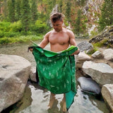 Adventure Towel Beach Size L with Pouch- Earth