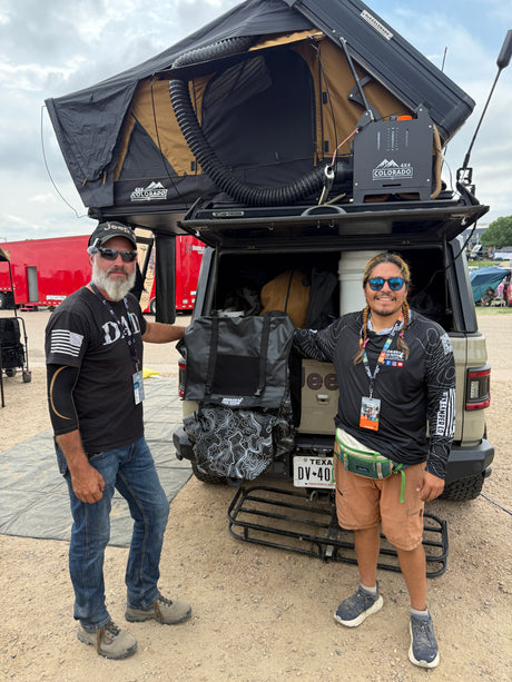 Jeep Gladiator Overland top storage 