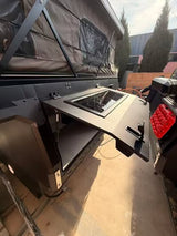 Aluminum pop up slide in overland truck campers