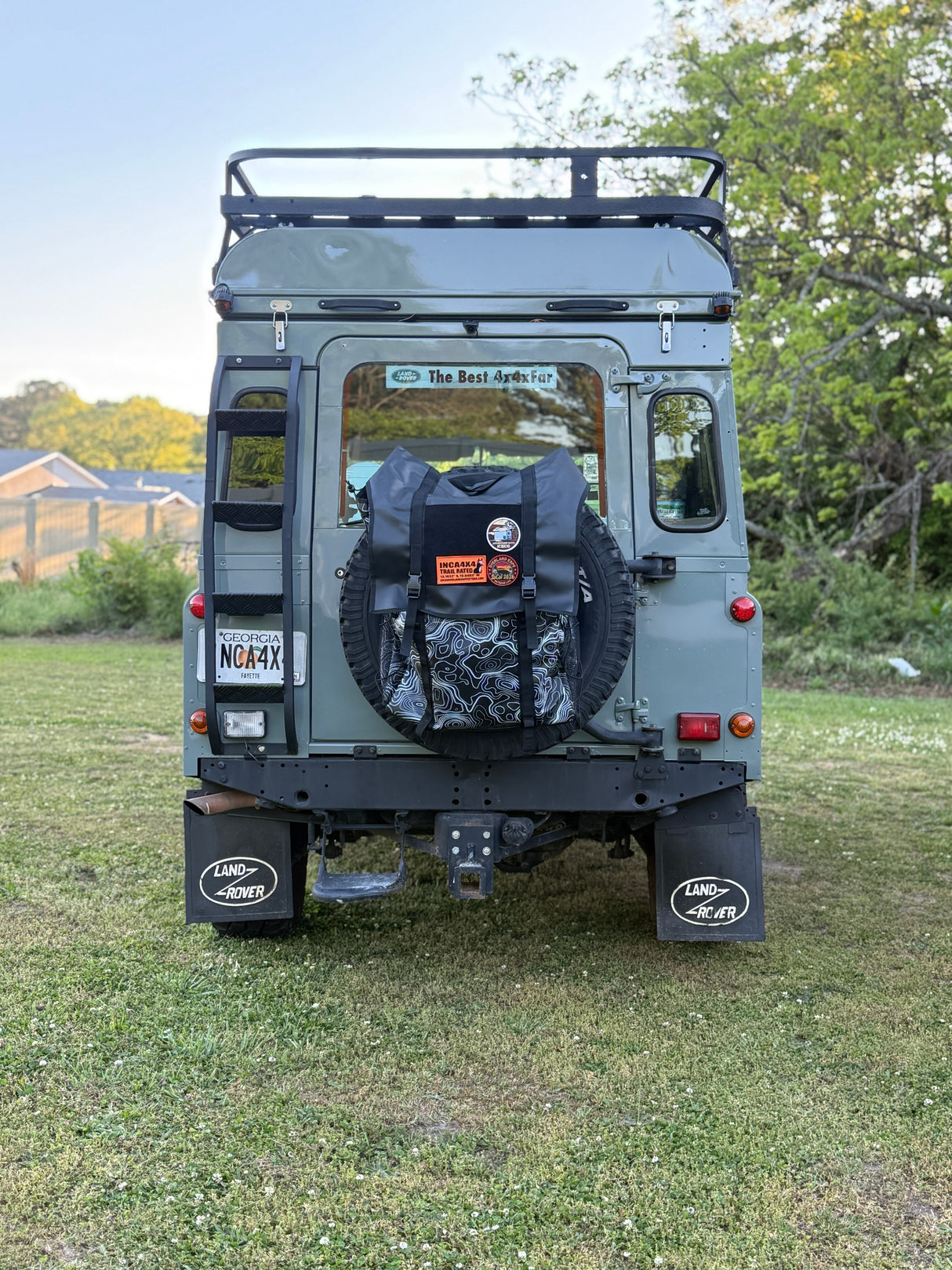 Overland spare tire tailgate bag 4.0
