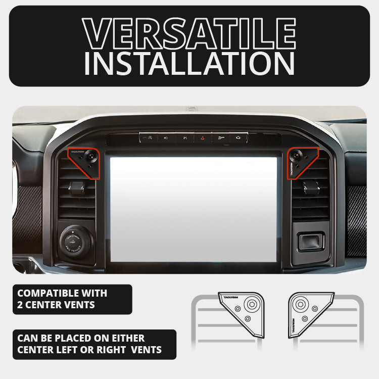 2021+ Ford F-150/Raptor & 2023+ Ford Super Duty LINK™ Vent Mount Bracket With MagSafe Charging Phone Holder | Choose Your Arm Length