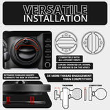 2016-2023 Toyota Tacoma & 2014-2021 Tundra LINK™ Vent Mount Bracket With Midland MXT275 and MXT575 Magnetic CB Radio Mic Holder | Choose Your Arm Length